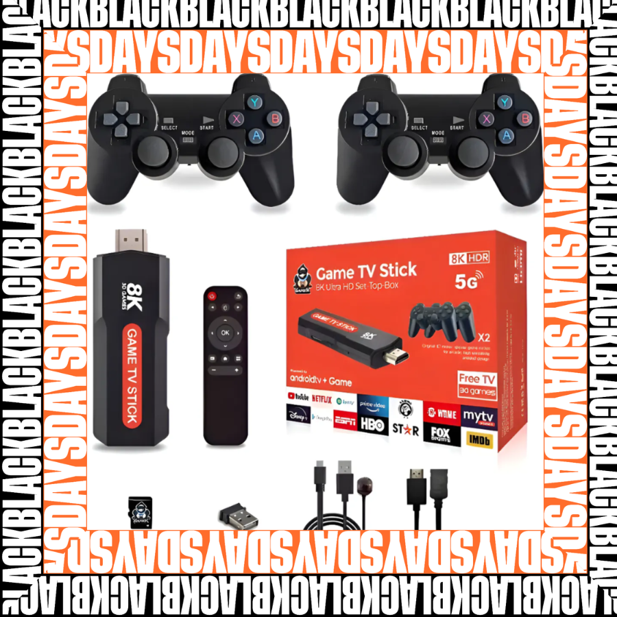 Game Box 8k Caja Naranja