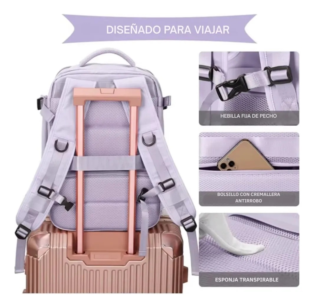 Maleta De Mano Para Cabina Morral Viaje - Imagen 3