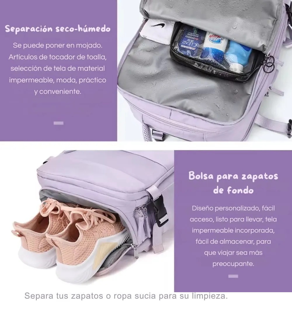 Maleta De Mano Para Cabina Morral Viaje - Imagen 5